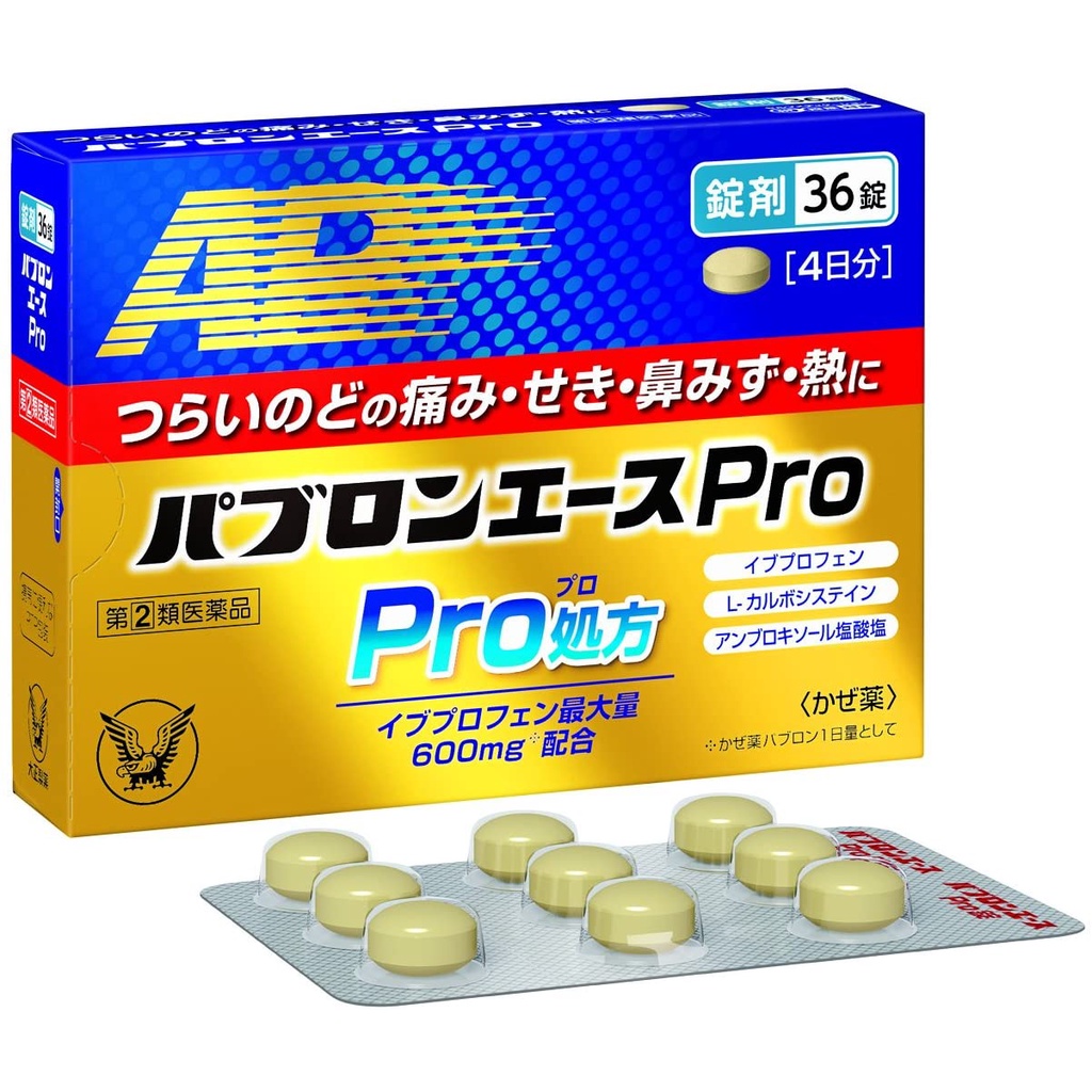 Obat Flu Taisho Pabron Ace Pro isi 36 original Jepang