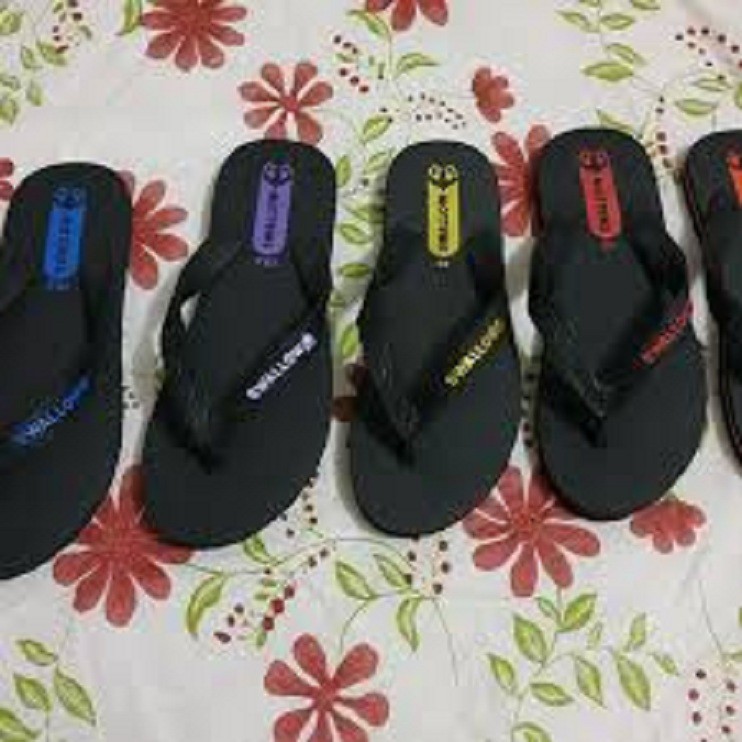 (SWALLOW BLACK MURAH) Swallow Black Dewasa Size 10 - 10.5 / Sandal Rumahan Murah / sandal Swallow