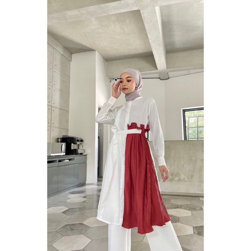 tunik june white tunik