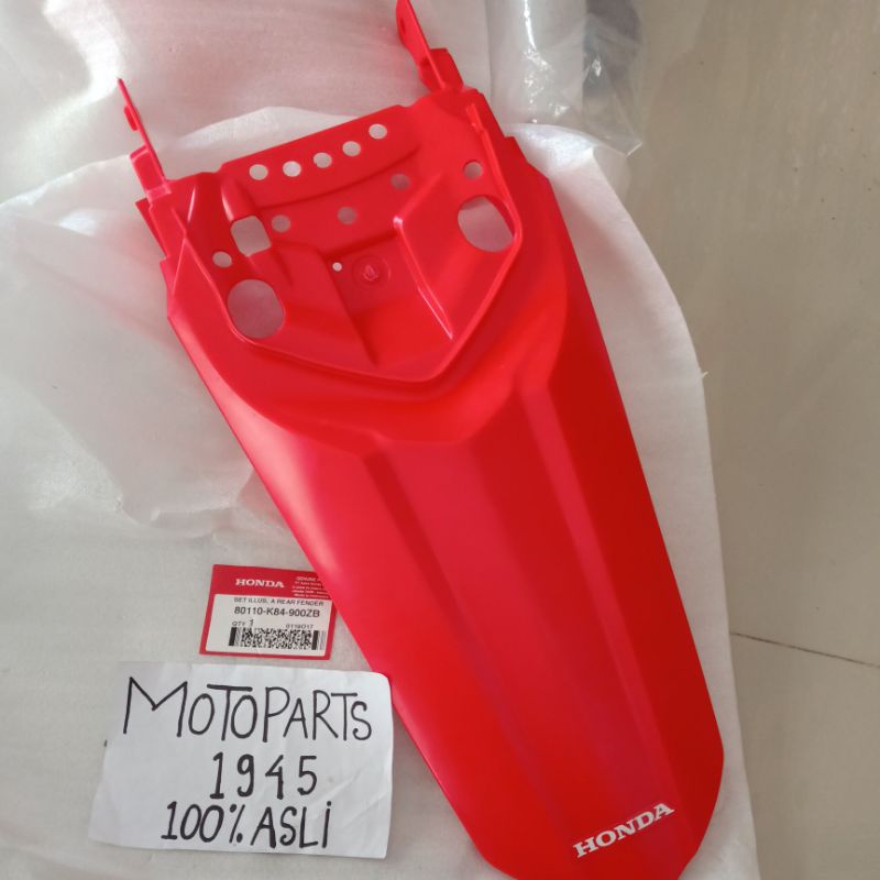 SPAKBOR BELAKANG HONDA CRF150L K84 MERAH ORI AHM