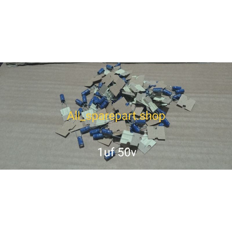 Elco 1uf 50v/1uf 100v