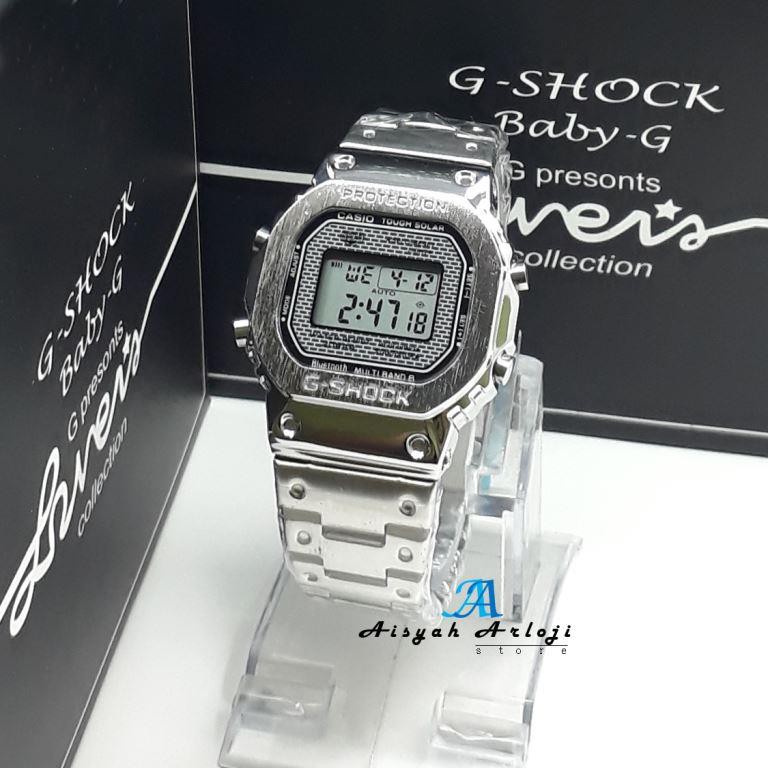 JAM TANGAN CASIO GSHOCK LIMITED EDITION SILVER