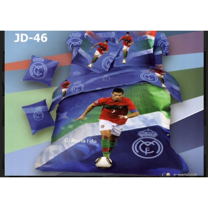 sprei katun jepang bola cristian ronaldo