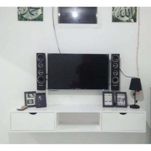 Meja tv rak tv meja tv dinding rak tv dinding meja dinding rak dinding termurah terlaris modern