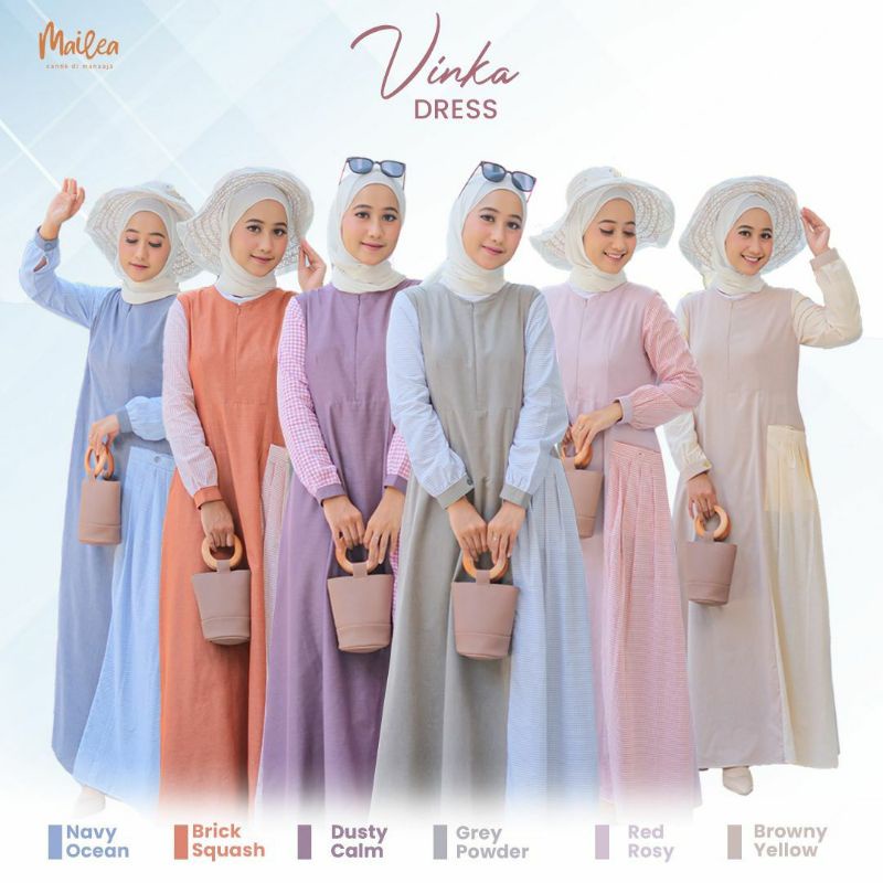 Vinka Dress by Mailea || Gamis Busui & Wudhu Friendly