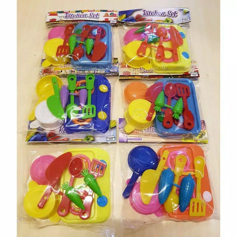 KEYMART.ID masak masakan mini anak mainan plastik