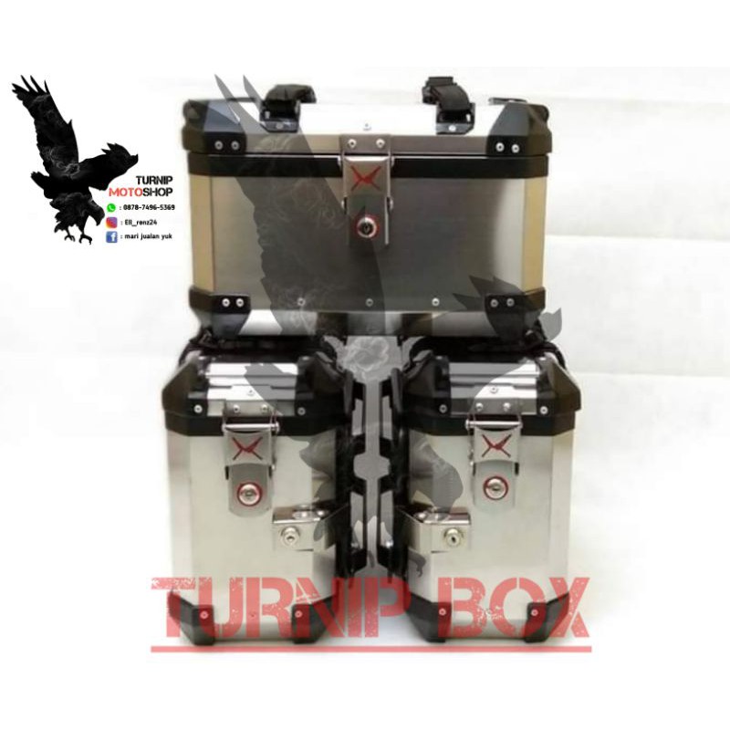 

Box Pannier top box atau hanya box tengah