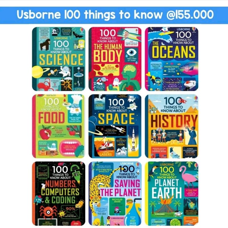 ORI Usborne 100 things to know about series
