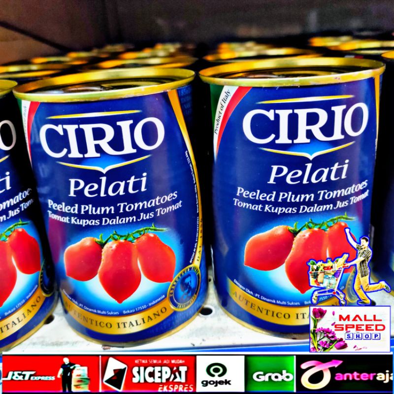 

Cirio pelati whole peeled plum tomatoes italiano 400 gram