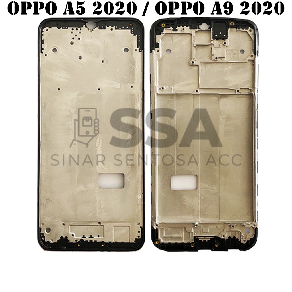 Tulang Tengah Middle Frame LCD Oppo A5 2020 A9 2020 Original 100% Tulang Casing Bezel Bezzel Bazel Handphone HP Ori Original Awet Murah