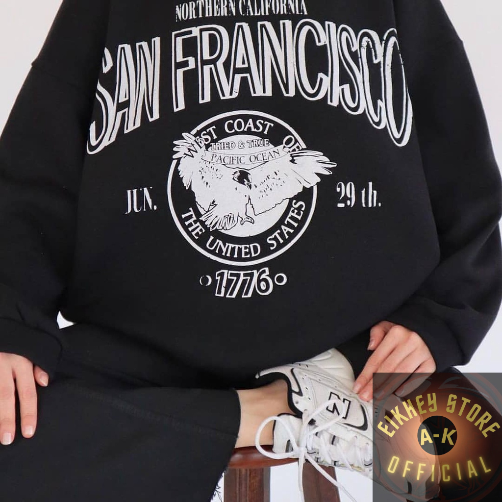 San Fransisco Sweater Crewneck Outerwear Korean Style