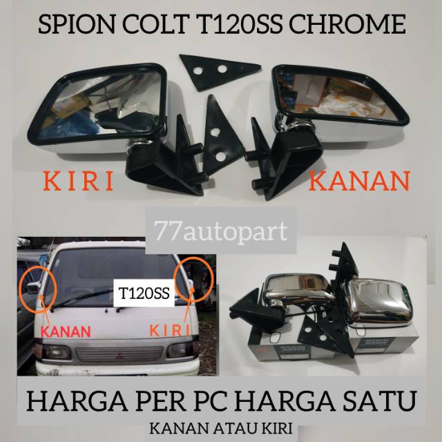 Spion colt t120ss chrome harga sudah sepasang