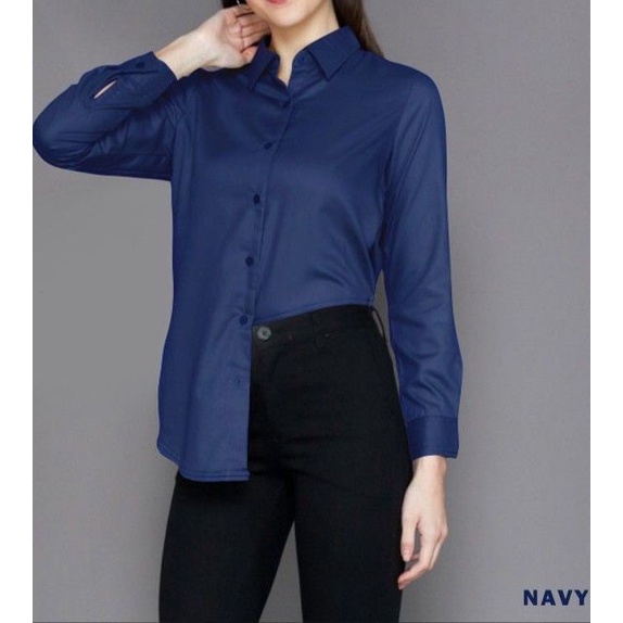 kemeja wanita polos rayon twill casual tangan skoder-4