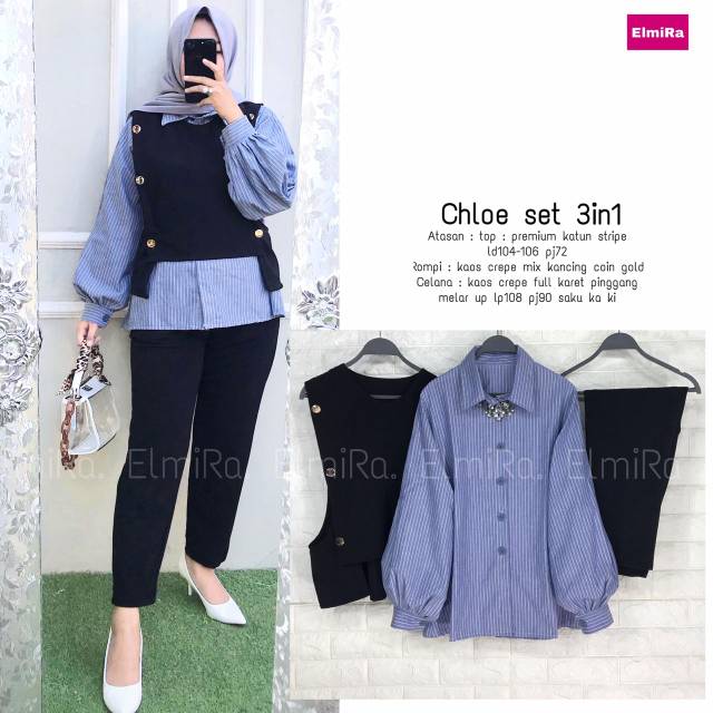 Chloe set 3in1 by Elmira