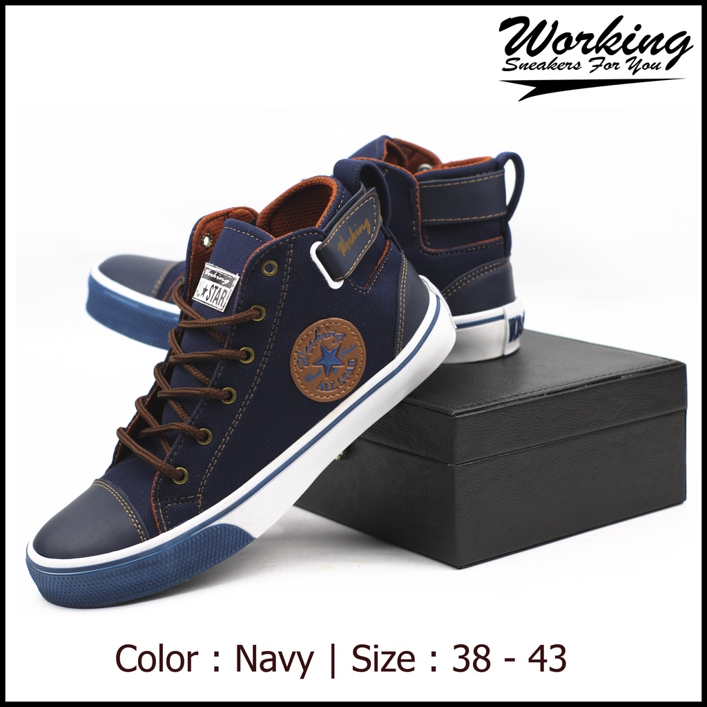 Sepatu Pria Boot Working Converse // Sepatu Sneakers Kasual