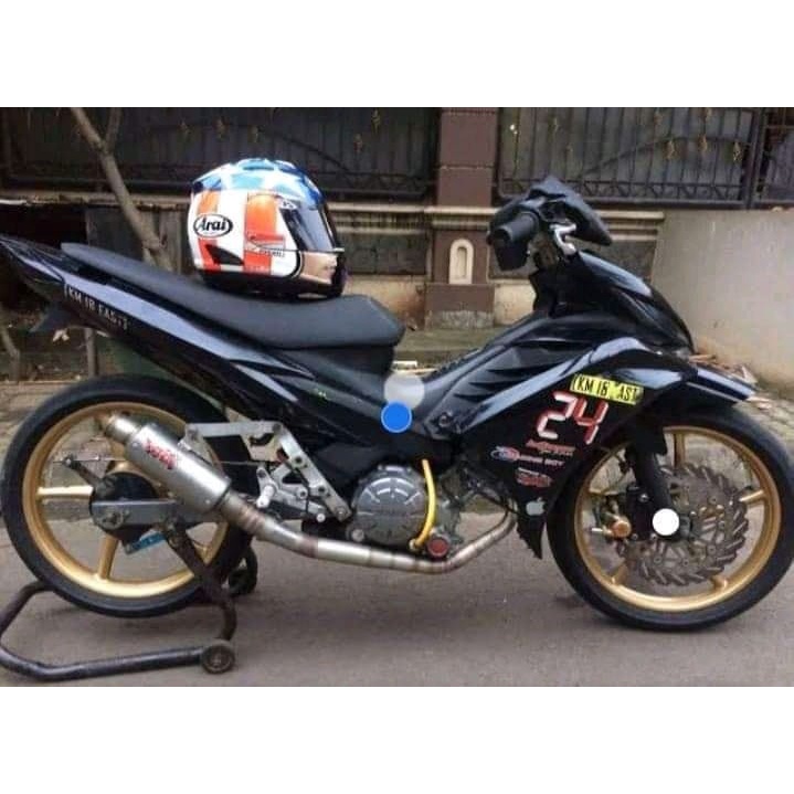 Adaptor Dudukan Stang Motor Matic Bebek Yamaha Mio S Z M3 All New Soul GT Fino Jupiter Z Mx Xeon Gear 125 FreeGo S ABS Fazzio Hybrid X-Ride Model Stir Setang Trail Trondol Drag Racing Road Race Stang RZR Supermoto