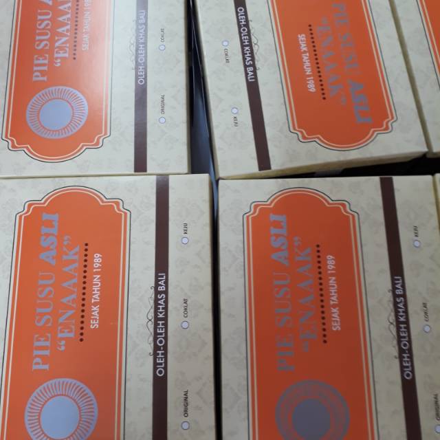 

PIE SUSU ASLI "ENAAK" ISI 20 FREE BUBBLE WRAP