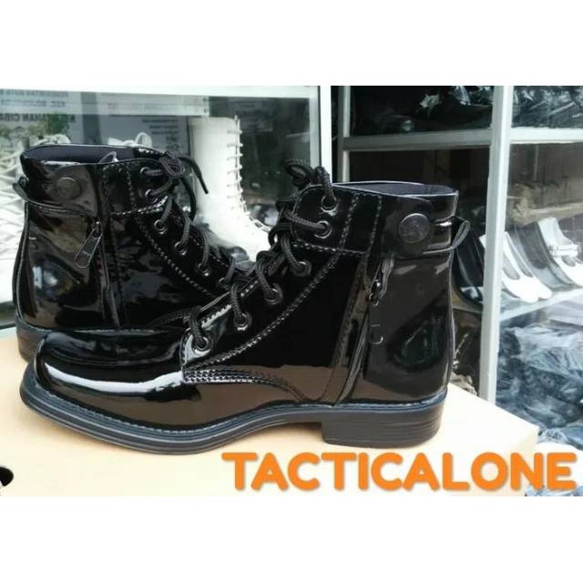 Termurah (COD) BAYAR DI TEMPAT SEPATU PDH TALI MENGKILAP SEPATU DINAS