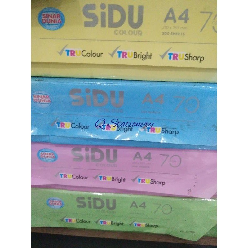 

Kertas hvs warna A4 70 gr Sinar Dunia
