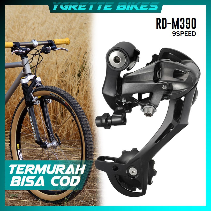 YGRETTE -  RD Acera 9 Speed Rear Derailleur - RD-M390 - Black M390 KECEPATAN SEPEDA BIKE