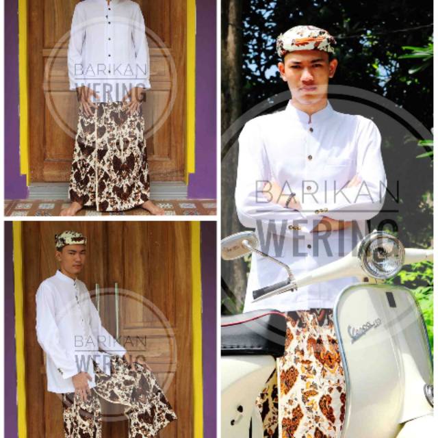 Celana Sarung Batik Khas Cirebon - Sarung Celana Batik Cirebon - Sarung Batik Panji Semirang