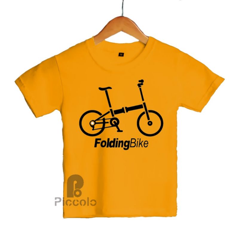 Kaos Baju anak anak Sepeda Lipat Folding Bike Kaos Sport -