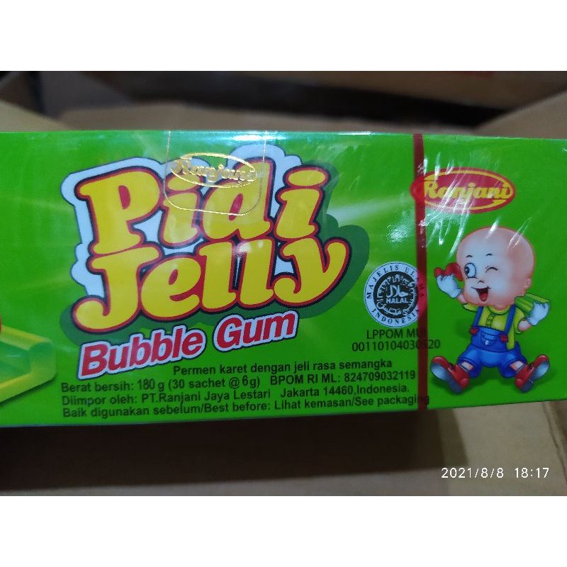 pidi jelly buble gum 1box ( 30pcs )