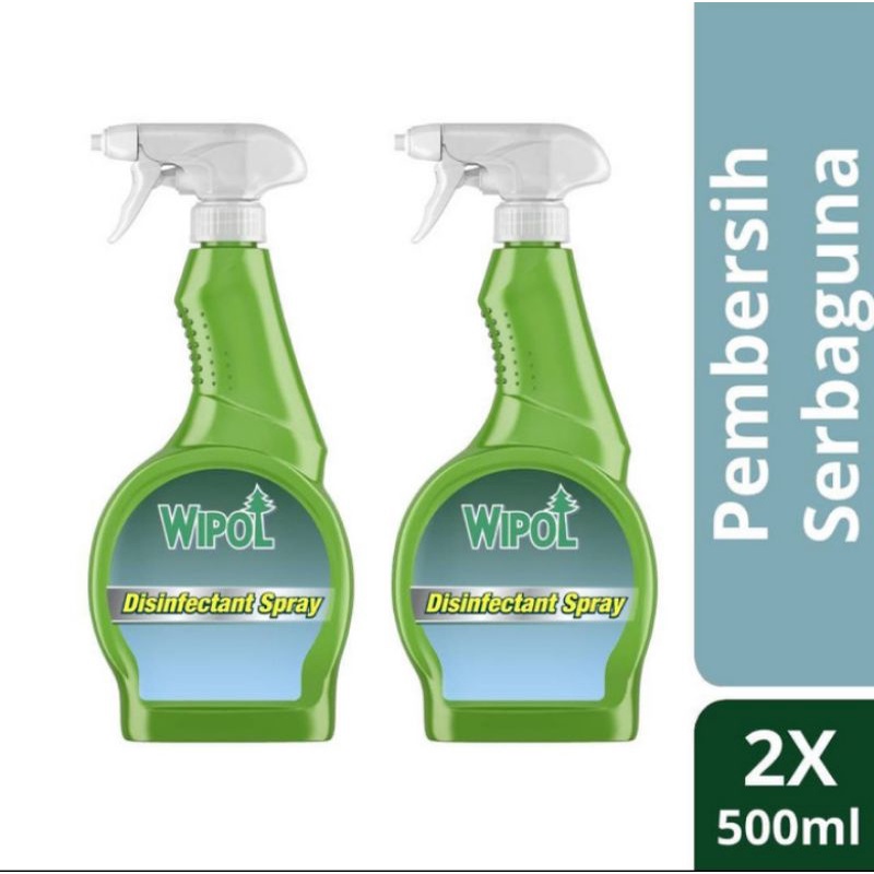 Wipol spray disinfektan  pembersih serbaguna power clean isi 2