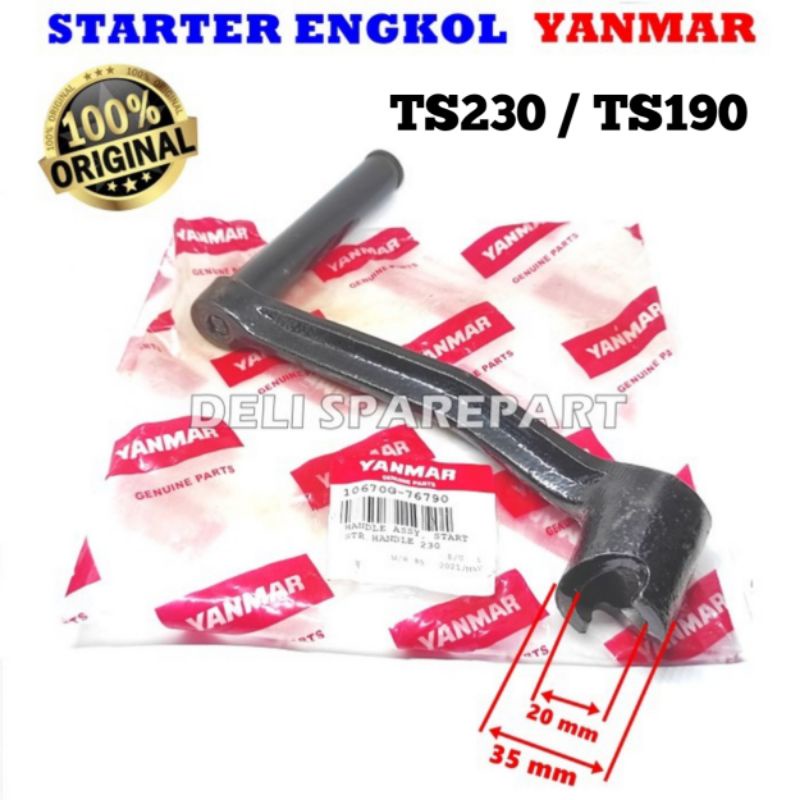 TS190 TS230 Starting Handle Engkol Yanmar TS-230 TS 190 230 Original
