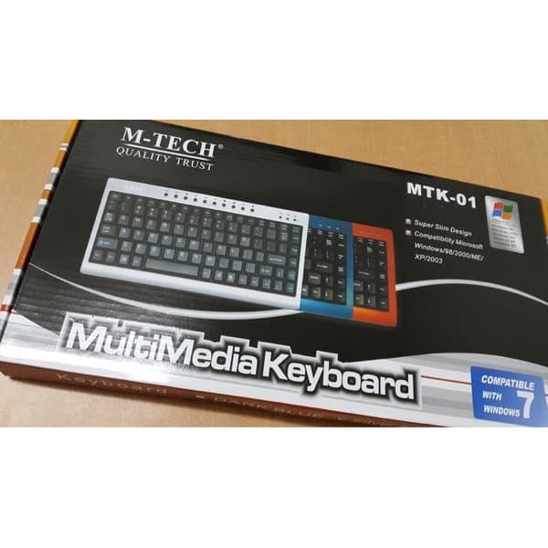 keyboard mini multimedia m-tech MTK-02 keyboard Usb - stk-02