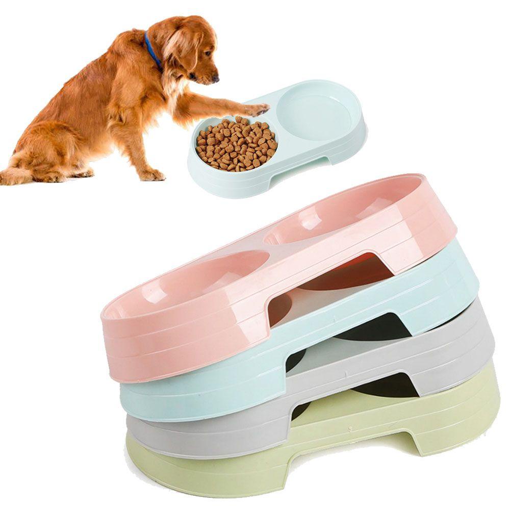 Solighter Mangkuk Hewan Peliharaan Rumah Non-Slip Makan Anjing Kucing Minum