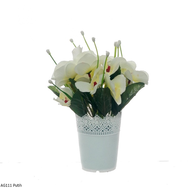 Bunga Plastik Anggrek AG11-1