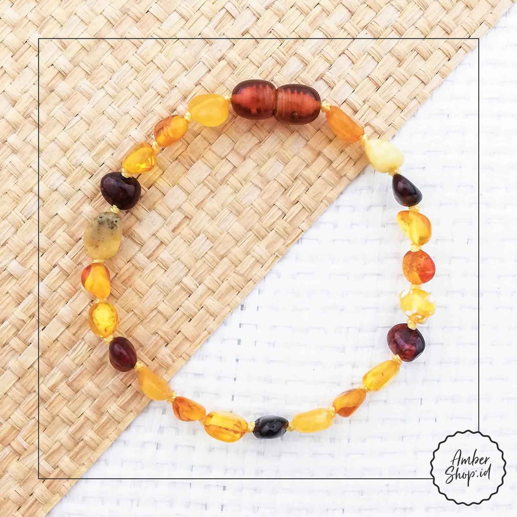 ASD7 (FREE GIFT) Gelang Amber Dewasa - Amber Shop