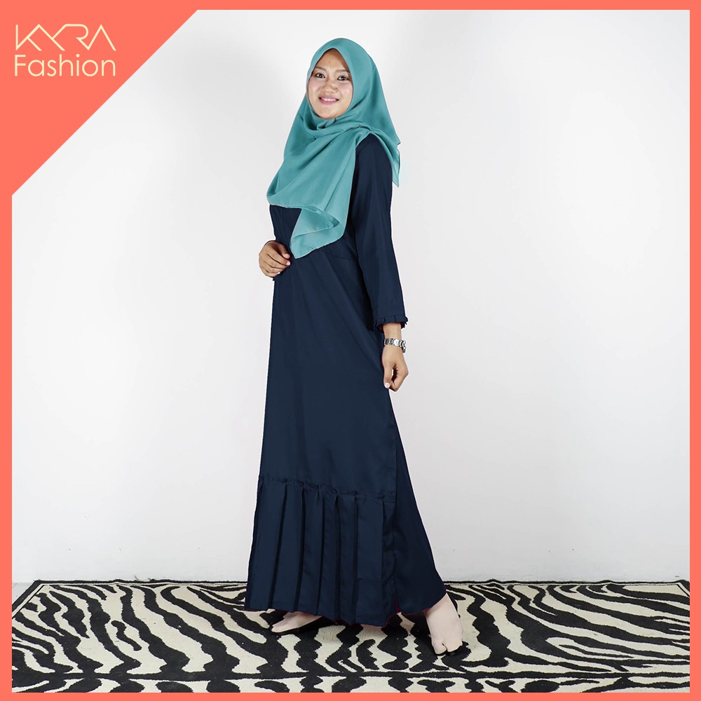 KYRA -  Gamis Terbaru Toyobo Motif Renda Depan ori gamis esme tuneca sabrina realpic