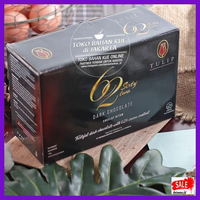 

SAKMACOKLAT- TULIP EASIMELT 62% 1KG CHOCOLATE COKELAT COKLAT COUVERTURE HALAL -MAKANAN-MINUMAN.
