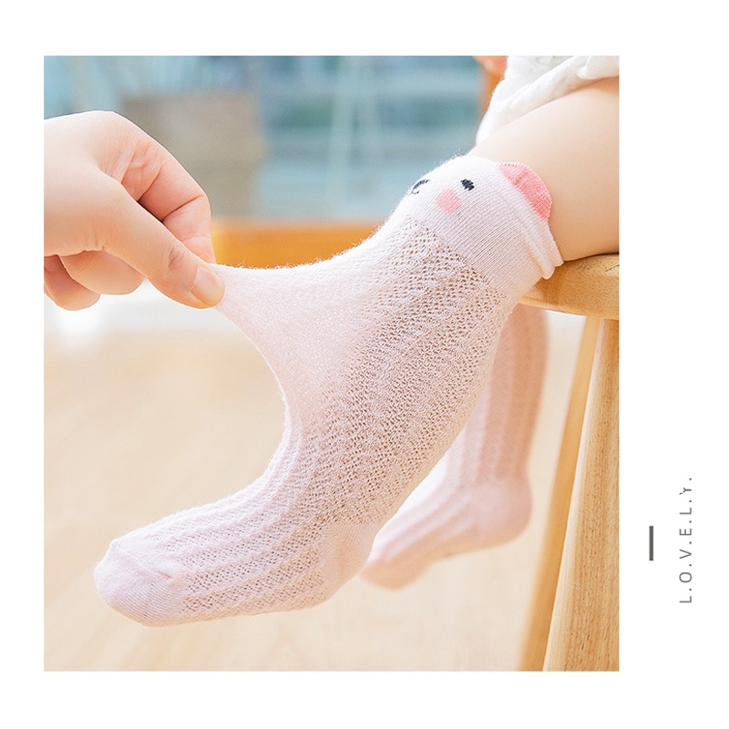 kaos kaki anak bayi lucu panjang / kaus kaki bayi anti slip  (B105-106)