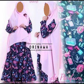 linen dress / gamis linen