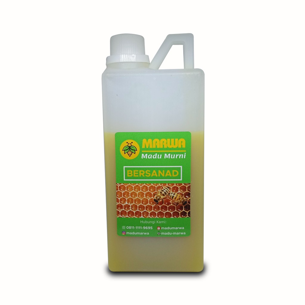 

1 Kg MADU MARWA - Madu Murni Bersanad - Madu Hutan Murni Nektar Pohon Kaliandra