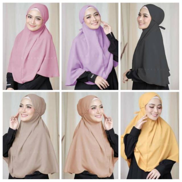 BERGO MARYAM JUMBO / STANDART - Hijab Instant Diamond Crepe