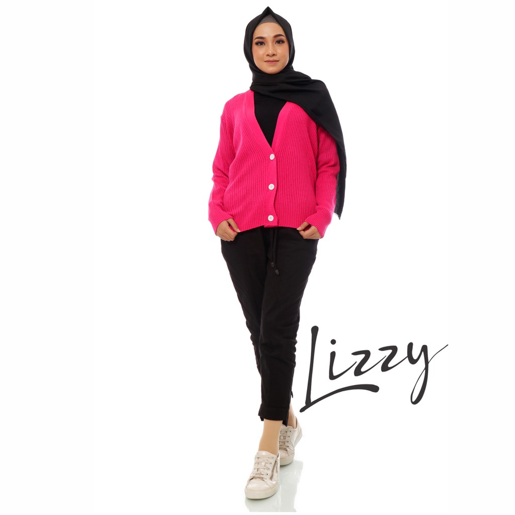 Lizzy - BIG BUTTON CARDIGAN