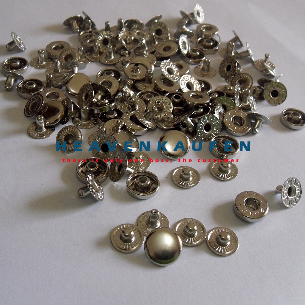 Kancing Jepret/Snap Button 12 mm Nikel