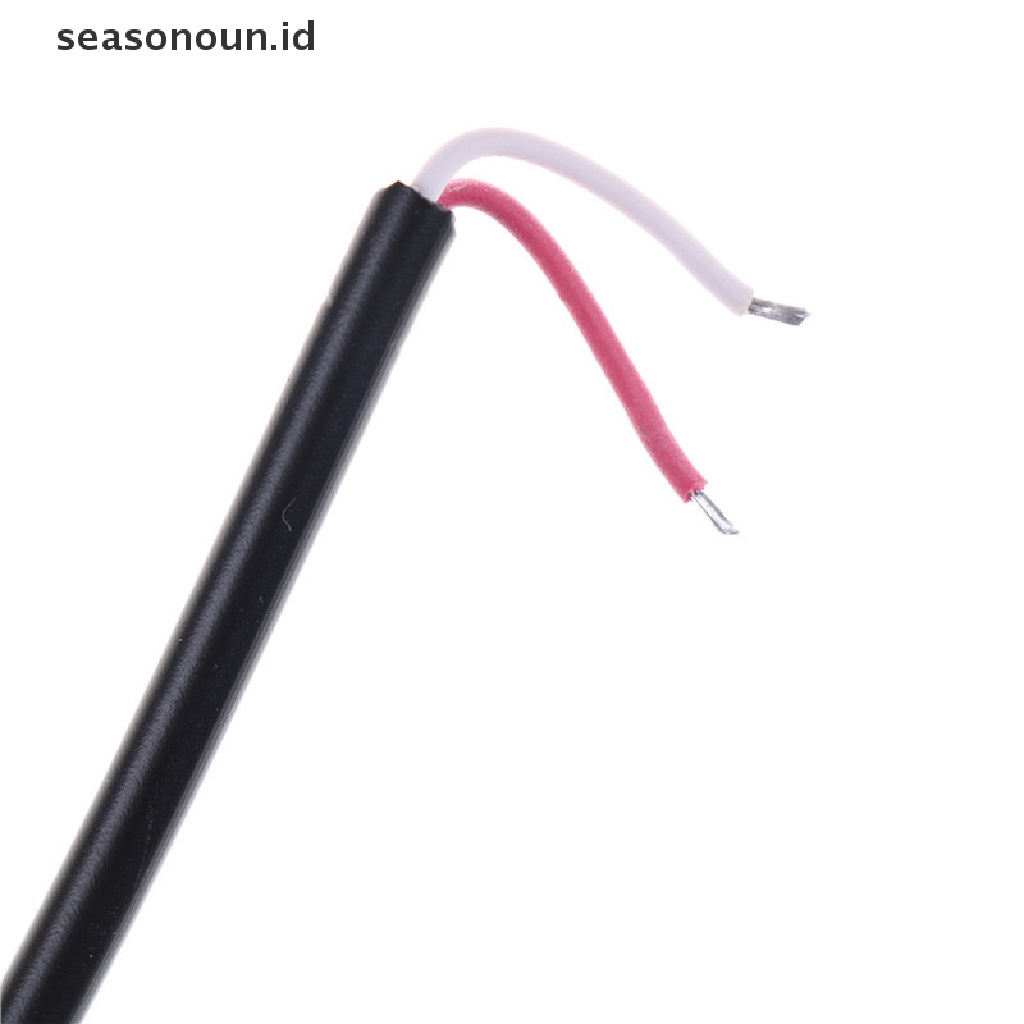 (seasonoun) 1pc Adapter Konektor Plug DC 5.5x2.5mm Sudut Kanan Dengan Kabel Untuk Laptop