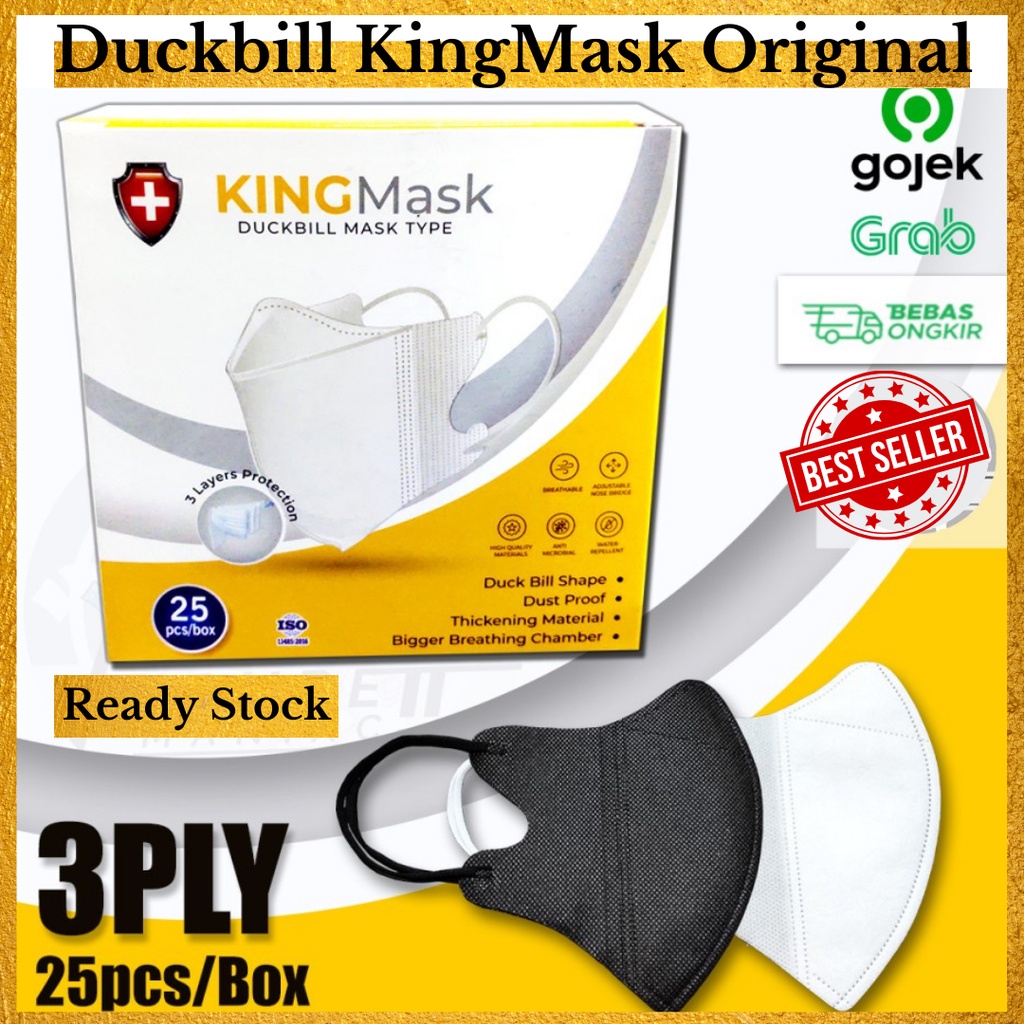 MASKER DUCKBILL KING MASK ISI 25 PCS