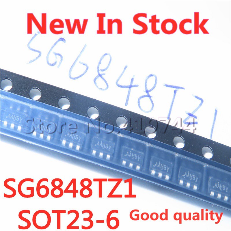 10pcs/lot Kualitas100% SG6848TZ1 SG6848 SOT23-6 (Pencetak Sutra AAHBB) SMD PWM Controller Dalam Stok Baru Original