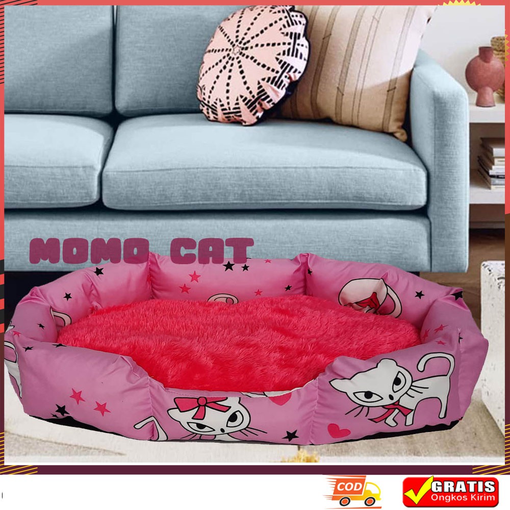 Tempat Tidur kucing/Anjing/Pets Bed ukuran besar MOTIF LUCU