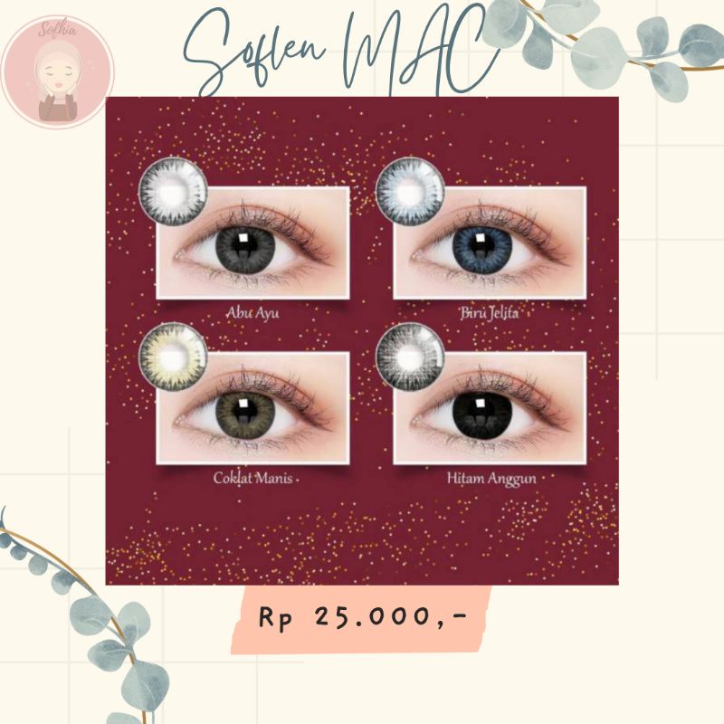 soflen mac/ soflen big eyes/ soflen normal/ soflen pengantin