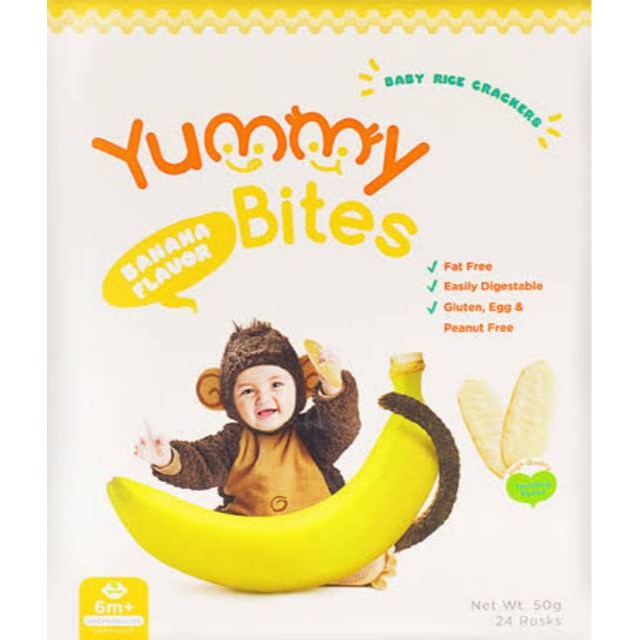 YUMMY BITES CRACKERS SNACK BAYI | SNACK MPASI 6 BULAN