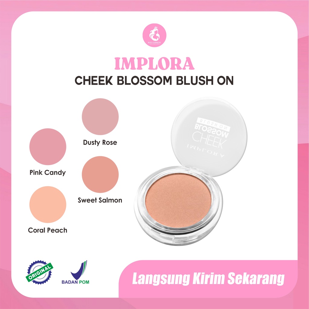 Implora Cheek Blossom Blush On 3.5g (GROSIR)