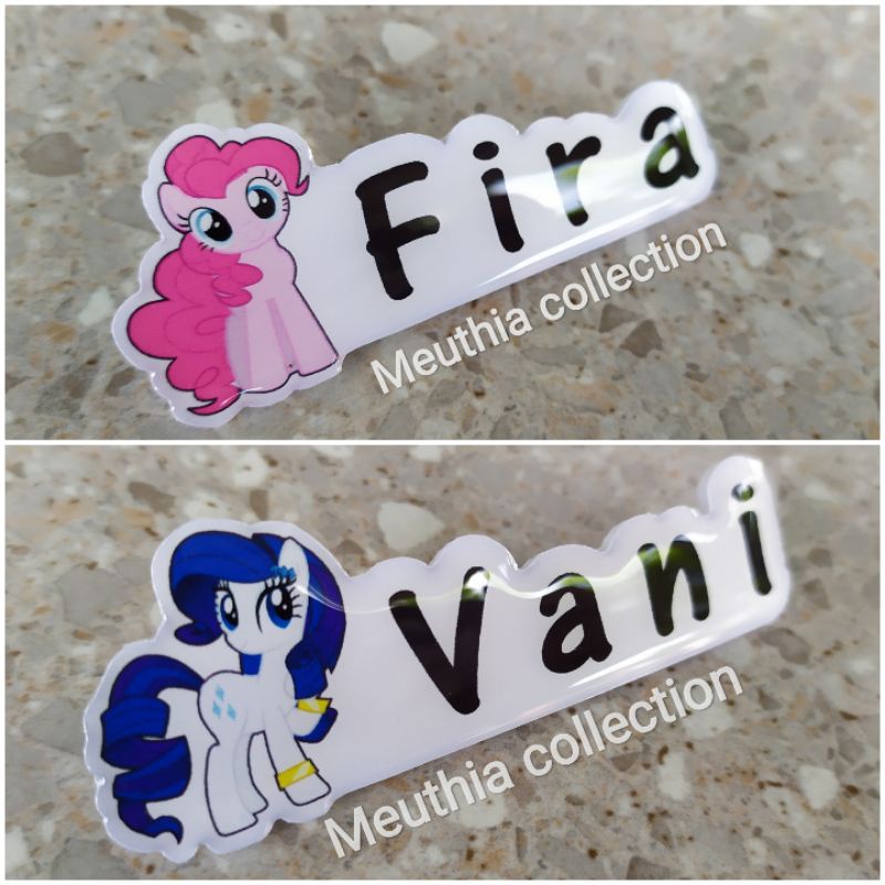 

Nametag Custom Logo Animasi