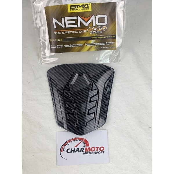 Tutup Bensin / Cover Tutup Tangki Honda PCX New 2021 Carbon Karbon Nemo PNP - Charmoto